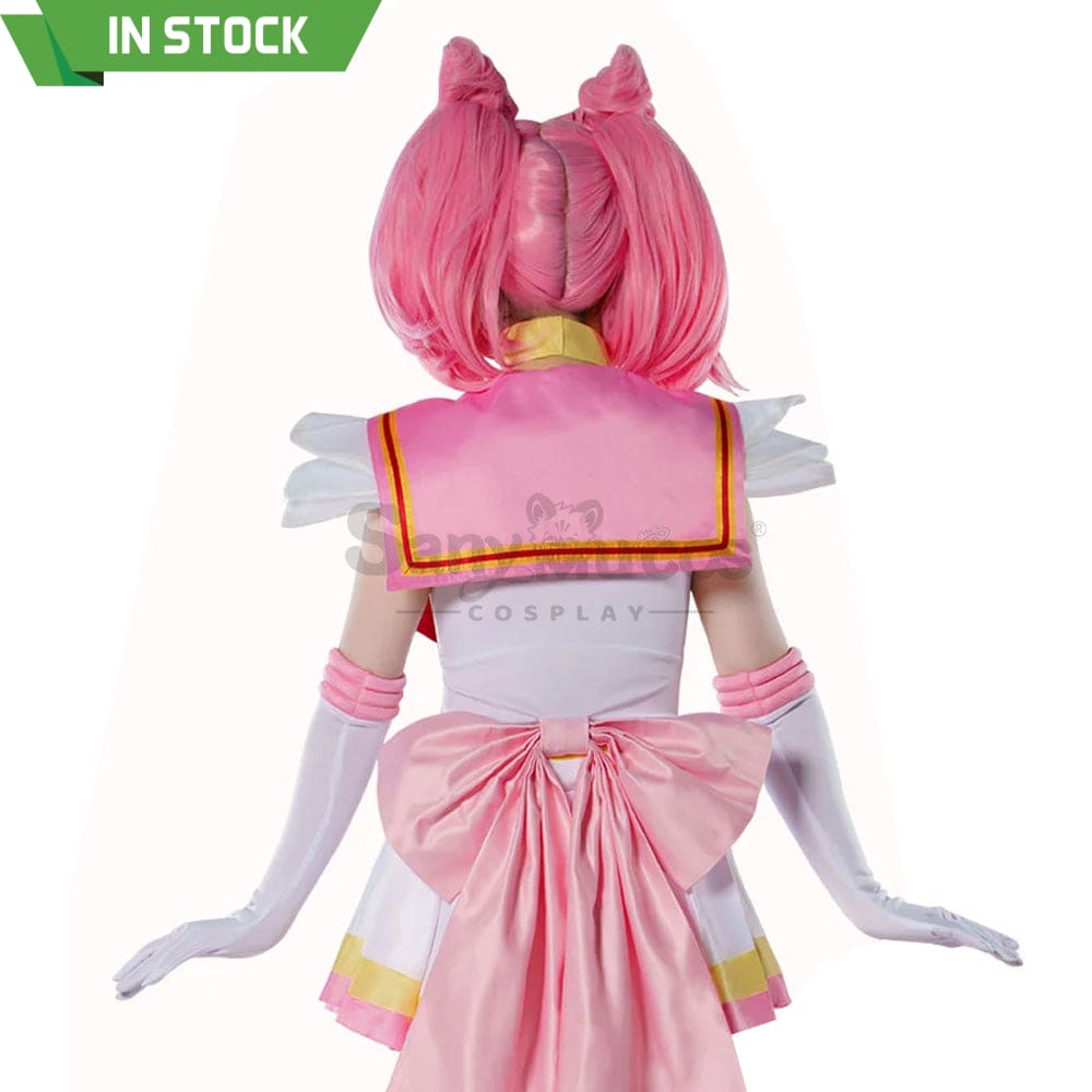 【In Stock】Anime Sailor Moon Supers Cosplay Chibi Chibiusa Tsukino Battle Suit Costume Premium