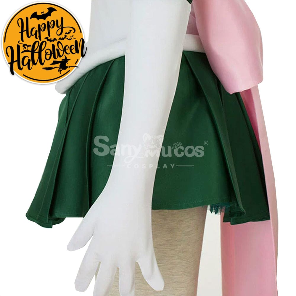 【In Stock】Anime Sailor Moon Supers Cosplay Jupiter Makoto Kino Battle Suit Costume Costumes