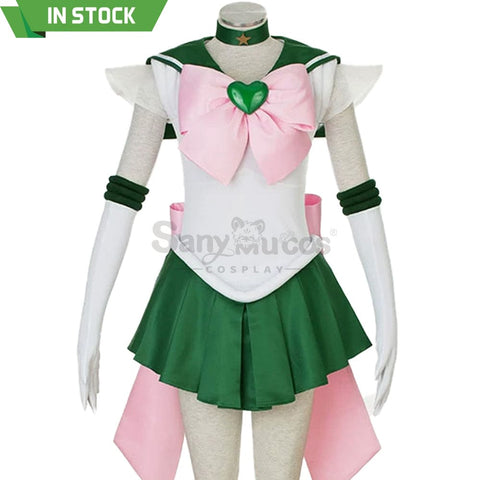 【In Stock】Anime Sailor Moon Supers Cosplay Jupiter Makoto Kino Battle Suit Costume Costumes