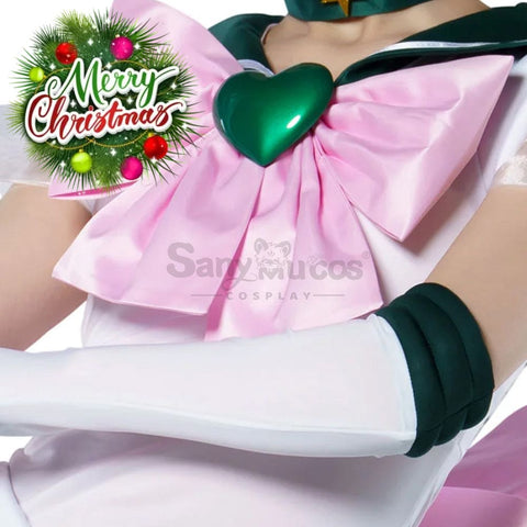 【In Stock】Anime Sailor Moon Supers Cosplay Jupiter Makoto Kino Battle Suit Costume Premium