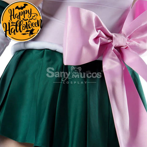 【In Stock】Anime Sailor Moon Supers Cosplay Jupiter Makoto Kino Battle Suit Costume Premium