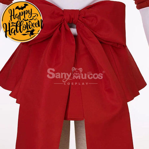 【In Stock】Anime Sailor Moon Supers Cosplay Mars Rei Hino Battle Suit Costume Costumes
