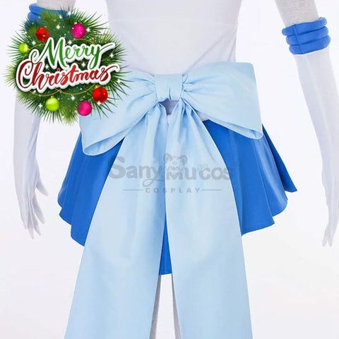 【In Stock】Anime Sailor Moon Supers Cosplay Mercury Ami Mizuno Battle Suit Costume Costumes