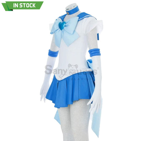 【In Stock】Anime Sailor Moon Supers Cosplay Mercury Ami Mizuno Battle Suit Costume Costumes