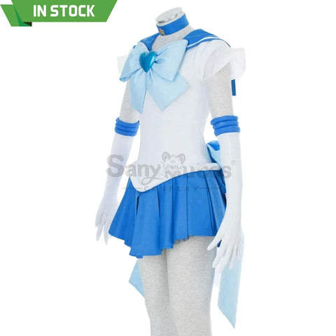 【In Stock】Anime Sailor Moon Supers Cosplay Mercury Ami Mizuno Battle Suit Costume Costumes