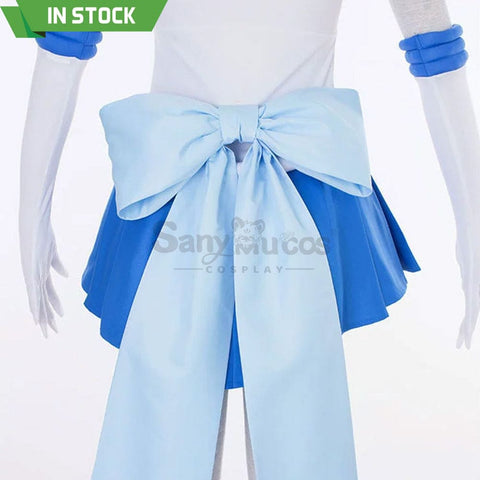 【In Stock】Anime Sailor Moon Supers Cosplay Mercury Ami Mizuno Battle Suit Costume Costumes