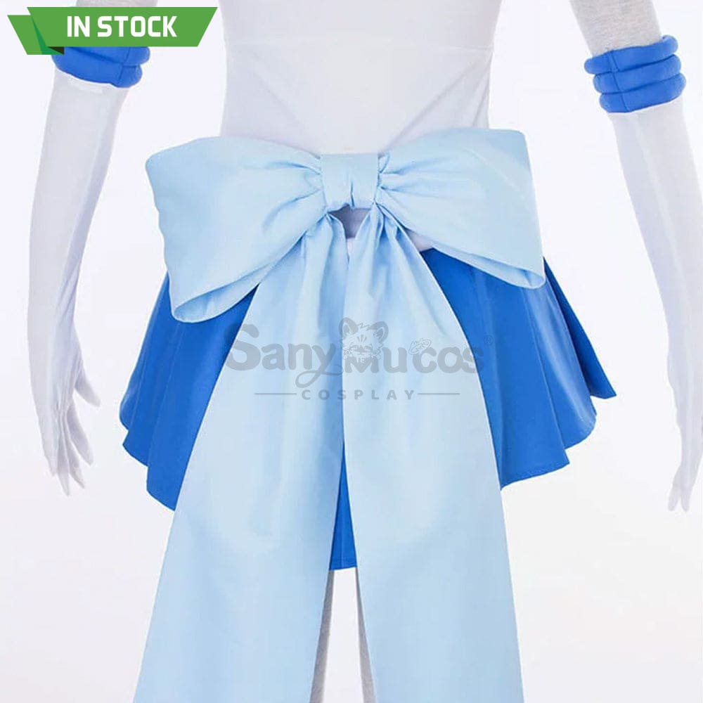 【In Stock】Anime Sailor Moon Supers Cosplay Mercury Ami Mizuno Battle Suit Costume Costumes