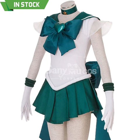 【In Stock】Anime Sailor Moon Supers Cosplay Neptune Michiru Kaiou Battle Suit Costume Costumes