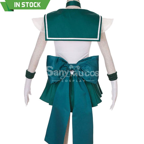 【In Stock】Anime Sailor Moon Supers Cosplay Neptune Michiru Kaiou Battle Suit Costume Costumes