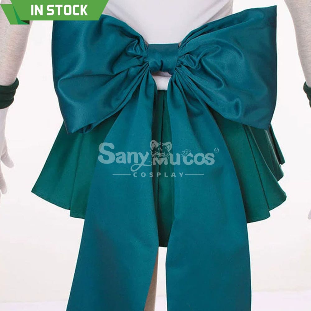 【In Stock】Anime Sailor Moon Supers Cosplay Neptune Michiru Kaiou Battle Suit Costume Costumes