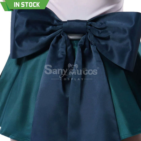 【In Stock】Anime Sailor Moon Supers Cosplay Neptune Michiru Kaiou Battle Suit Costume Premium