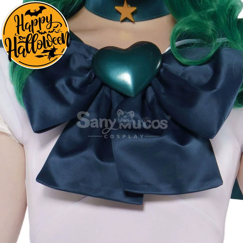【In Stock】Anime Sailor Moon Supers Cosplay Neptune Michiru Kaiou Battle Suit Costume Premium