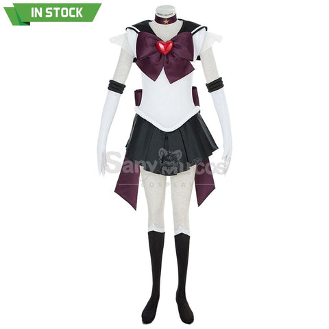 【In Stock】Anime Sailor Moon Supers Cosplay Pluto Setsuna Meiou Battle Suit Costume Costumes