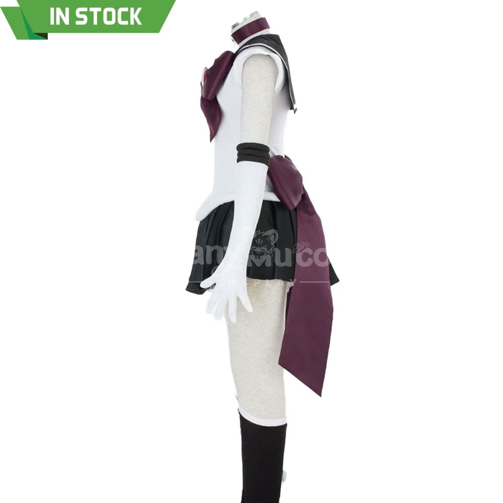 【In Stock】Anime Sailor Moon Supers Cosplay Pluto Setsuna Meiou Battle Suit Costume Costumes