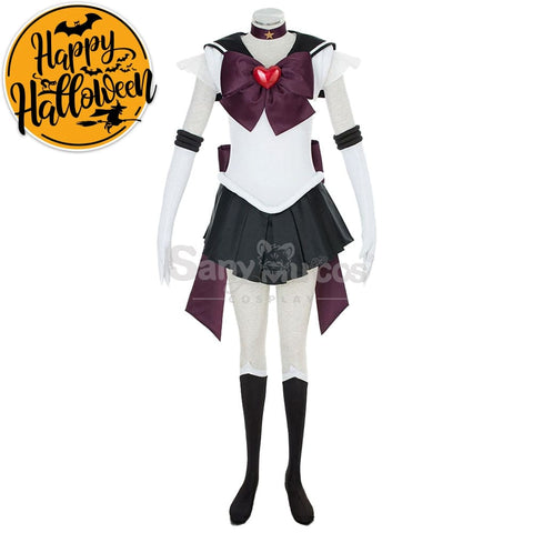 【In Stock】Anime Sailor Moon Supers Cosplay Pluto Setsuna Meiou Battle Suit Costume Costumes