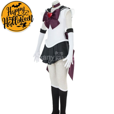 【In Stock】Anime Sailor Moon Supers Cosplay Pluto Setsuna Meiou Battle Suit Costume Costumes