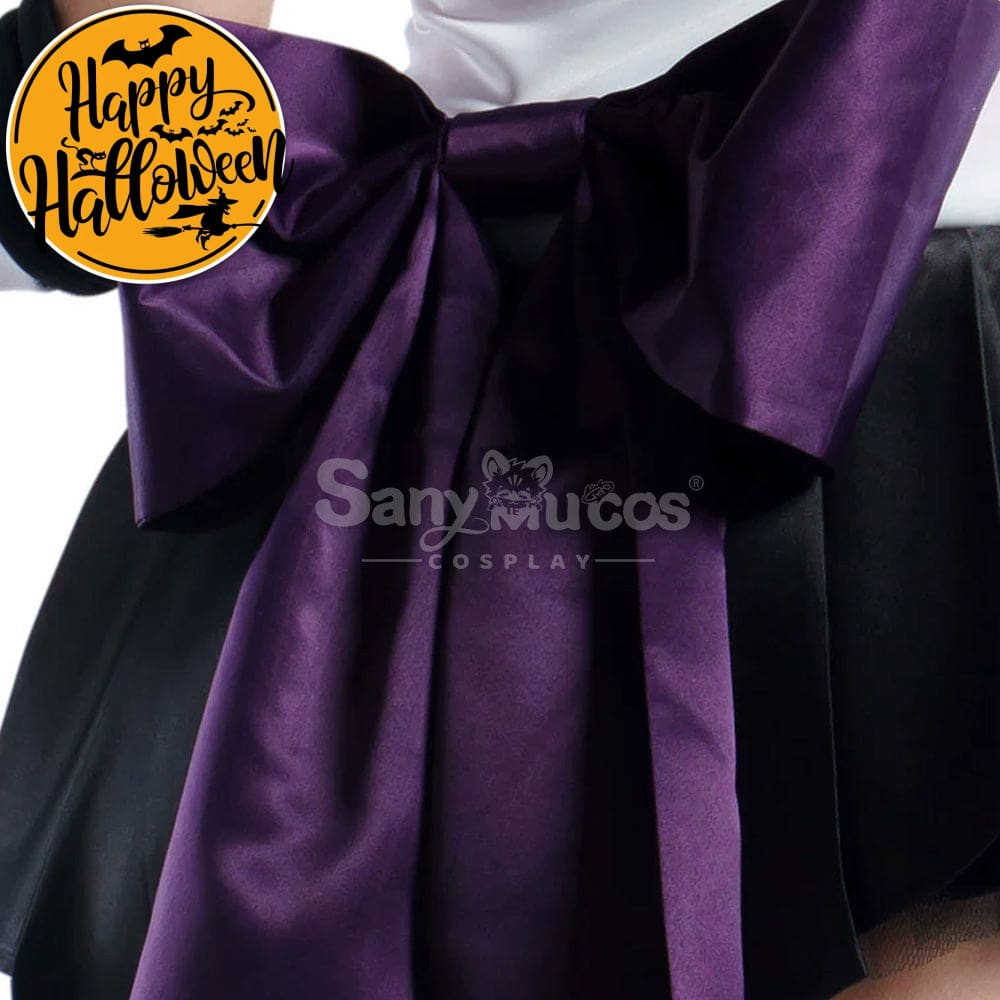 【In Stock】Anime Sailor Moon Supers Cosplay Pluto Setsuna Meiou Battle Suit Costume Premium
