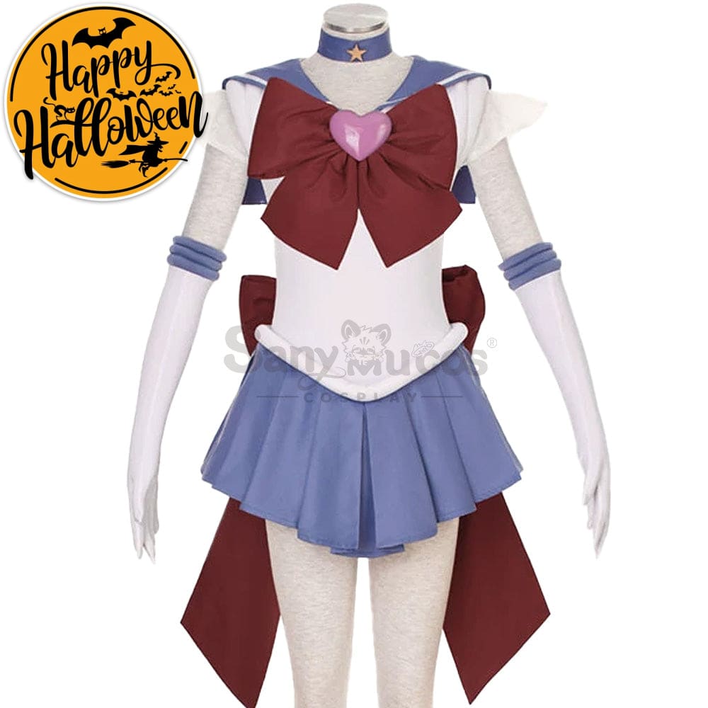 【In Stock】Anime Sailor Moon Supers Cosplay Saturn Hotaru Tomoe Battle Suit Costume Costumes