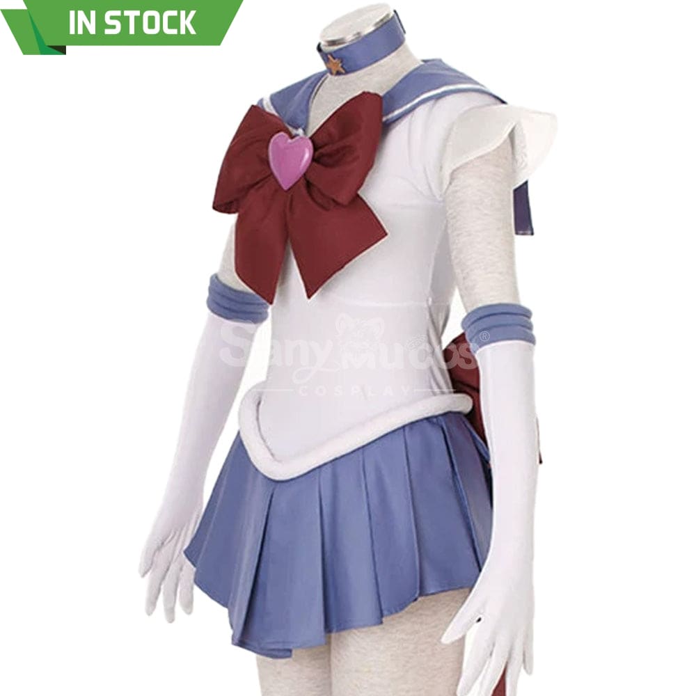 【In Stock】Anime Sailor Moon Supers Cosplay Saturn Hotaru Tomoe Battle Suit Costume Costumes