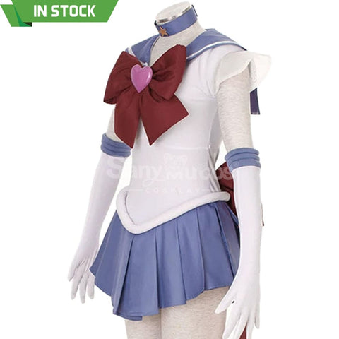 【In Stock】Anime Sailor Moon Supers Cosplay Saturn Hotaru Tomoe Battle Suit Costume Costumes