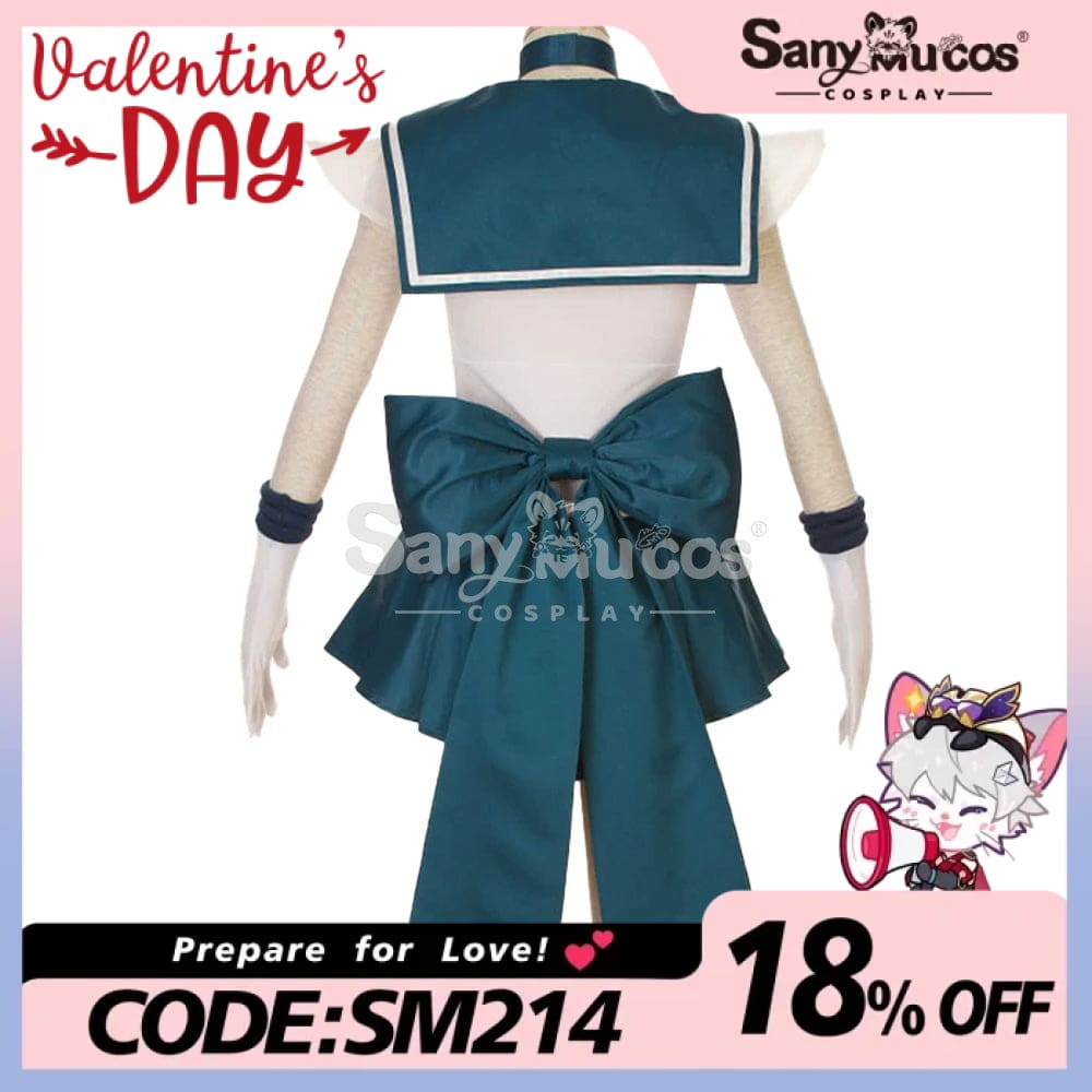 【In Stock】Anime Sailor Moon Supers Cosplay Uranus Haruka Tenou Battle Suit Costume Costumes