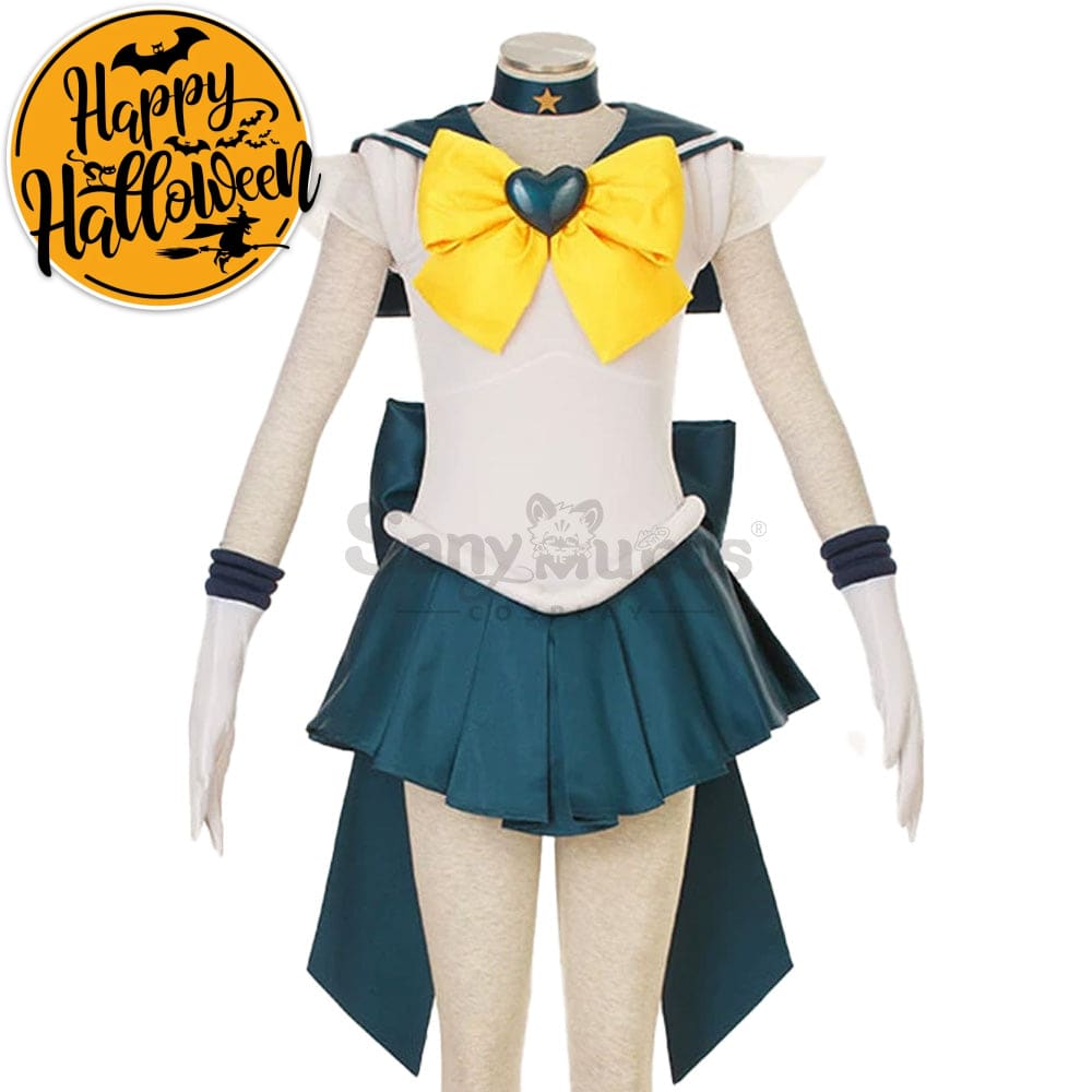【In Stock】Anime Sailor Moon Supers Cosplay Uranus Haruka Tenou Battle Suit Costume Costumes
