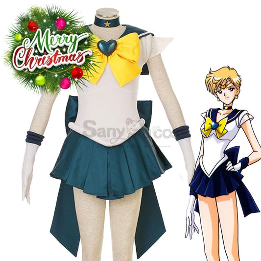 【In Stock】Anime Sailor Moon Supers Cosplay Uranus Haruka Tenou Battle Suit Costume Costumes 1000