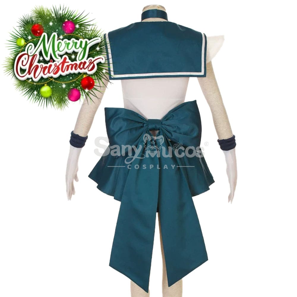 【In Stock】Anime Sailor Moon Supers Cosplay Uranus Haruka Tenou Battle Suit Costume Costumes