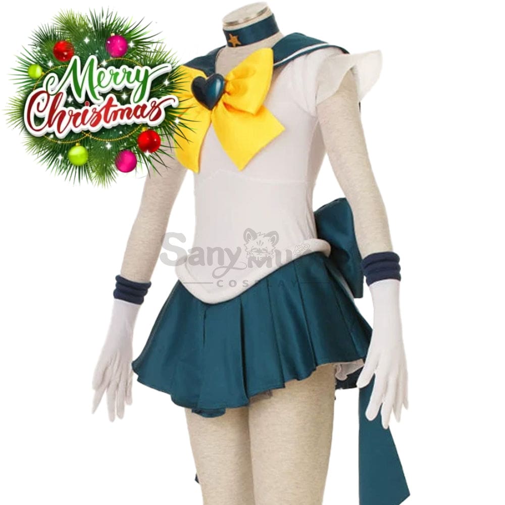 【In Stock】Anime Sailor Moon Supers Cosplay Uranus Haruka Tenou Battle Suit Costume Costumes