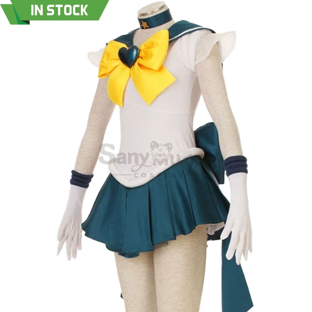 【In Stock】Anime Sailor Moon Supers Cosplay Uranus Haruka Tenou Battle Suit Costume Costumes