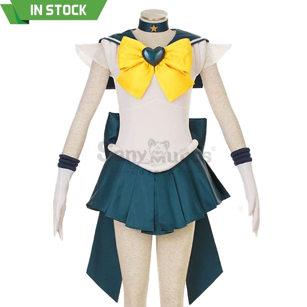 【In Stock】Anime Sailor Moon Supers Cosplay Uranus Haruka Tenou Battle Suit Costume Costumes