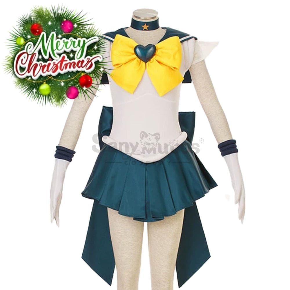 【In Stock】Anime Sailor Moon Supers Cosplay Uranus Haruka Tenou Battle Suit Costume Costumes