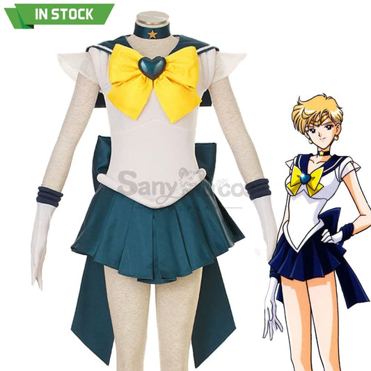 【In Stock】Anime Sailor Moon Supers Cosplay Uranus Haruka Tenou Battle Suit Costume Costumes 1000