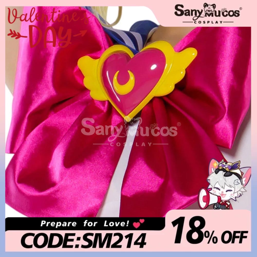 【In Stock】Anime Sailor Moon Supers Cosplay Usagi Tsukino Battle Suit Costume Costumes