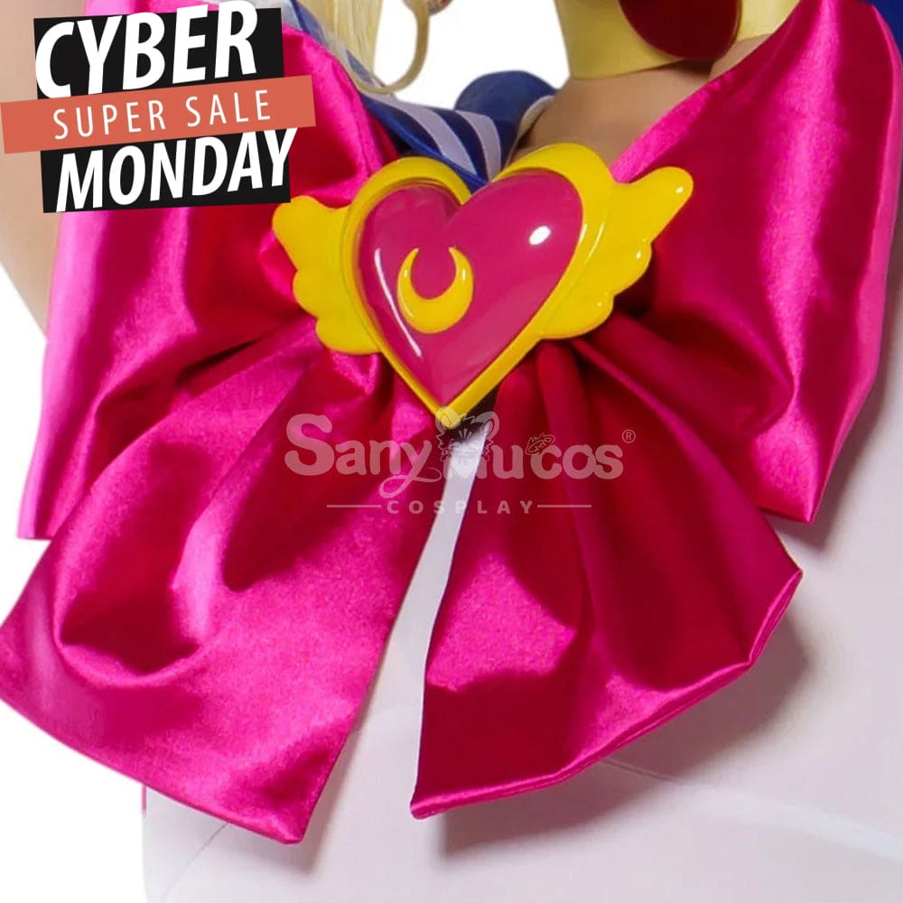 【In Stock】Anime Sailor Moon Supers Cosplay Usagi Tsukino Battle Suit Costume Costumes