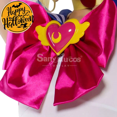 【In Stock】Anime Sailor Moon Supers Cosplay Usagi Tsukino Battle Suit Costume Costumes