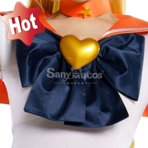 【In Stock】Anime Sailor Moon Supers Cosplay Venus Minako Aino Battle Suit Costume Premium