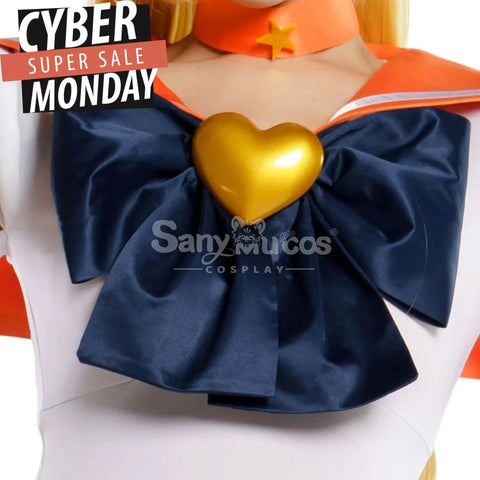 【In Stock】Anime Sailor Moon Supers Cosplay Venus Minako Aino Battle Suit Costume Premium