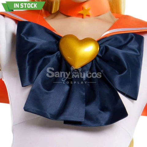 【In Stock】Anime Sailor Moon Supers Cosplay Venus Minako Aino Battle Suit Costume Premium