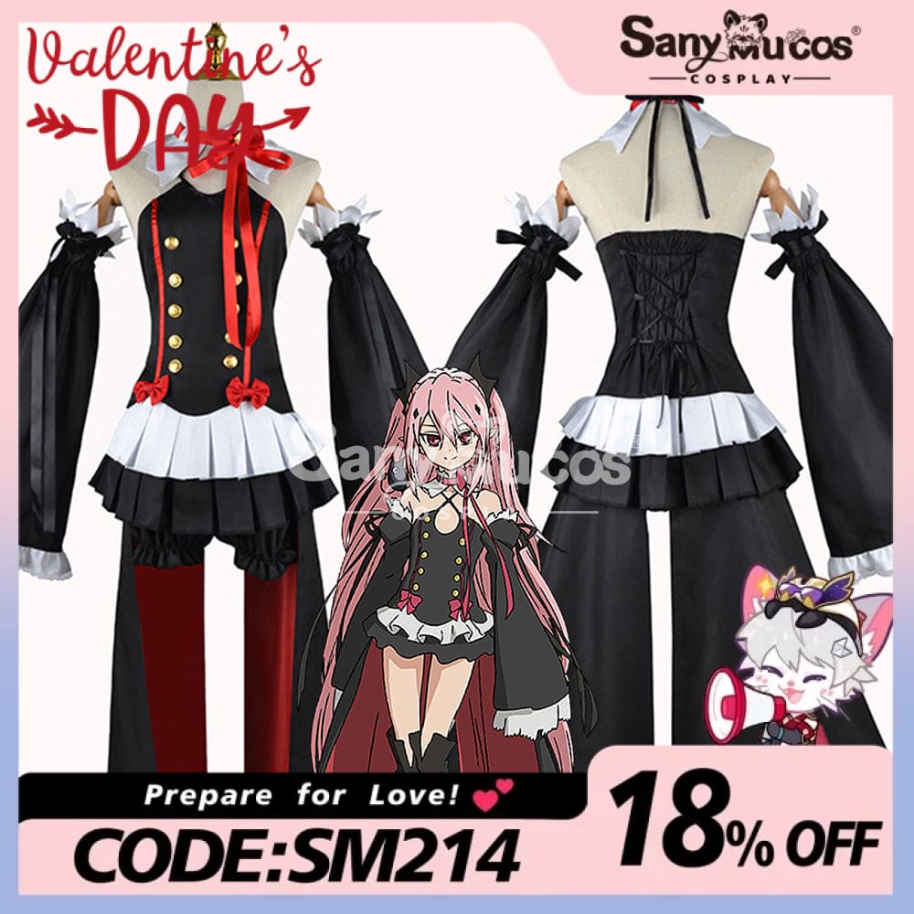 【In Stock】Anime Seraph Of The End Cosplay Krul Tepes Costume Costumes