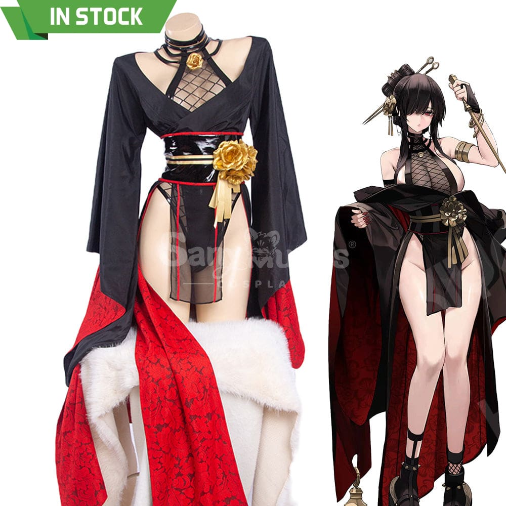 【In Stock】Anime Spy X Family Cosplay Yor Forger Kimono Costume Costumes