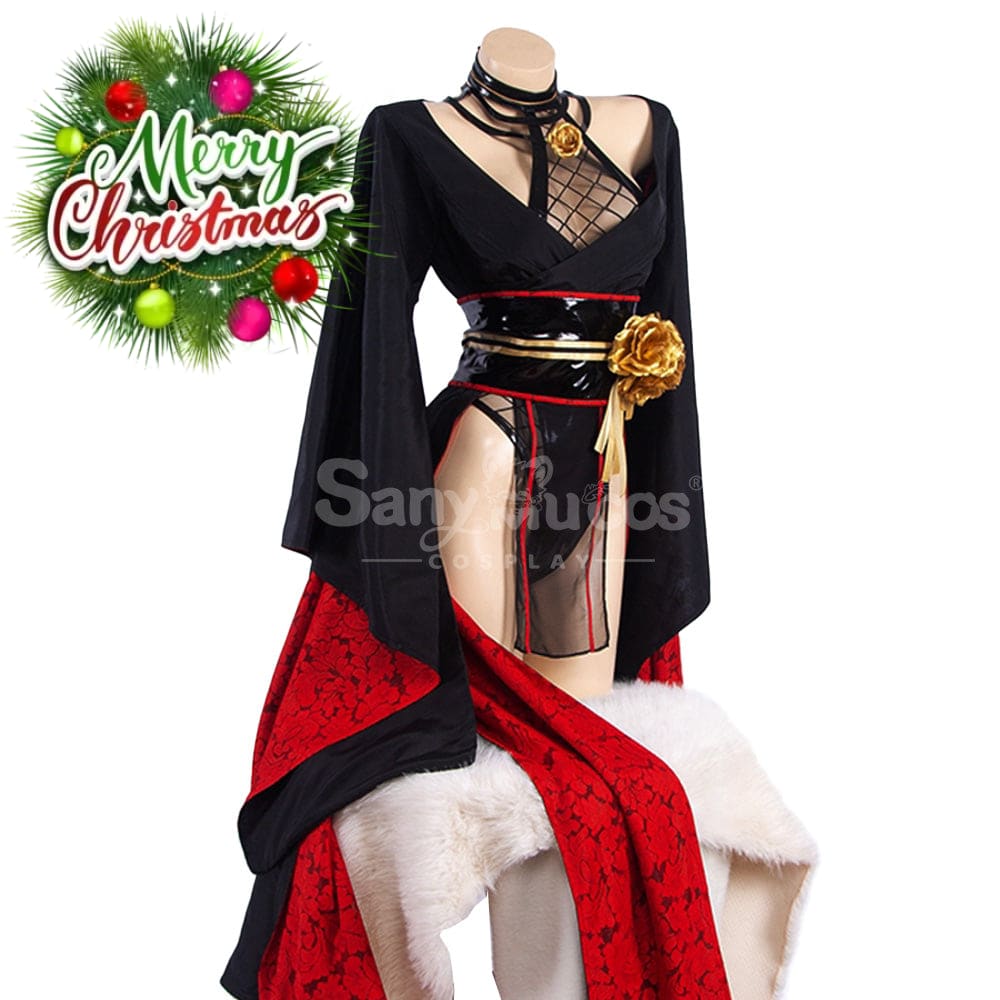 【In Stock】Anime Spy X Family Cosplay Yor Forger Kimono Costume Costumes