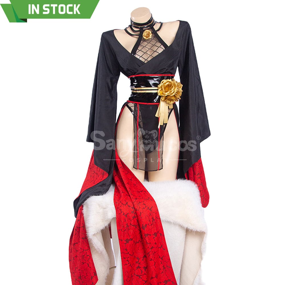 【In Stock】Anime Spy X Family Cosplay Yor Forger Kimono Costume Costumes