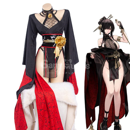 【In Stock】Anime Spy X Family Cosplay Yor Forger Kimono Costume Costumes 1000