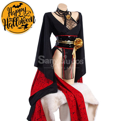【In Stock】Anime Spy X Family Cosplay Yor Forger Kimono Costume Costumes