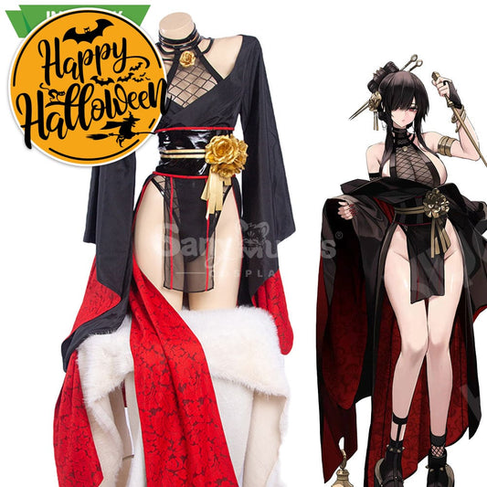 【In Stock】Anime Spy X Family Cosplay Yor Forger Kimono Costume Costumes 1000