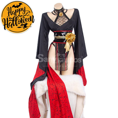 【In Stock】Anime Spy X Family Cosplay Yor Forger Kimono Costume Costumes