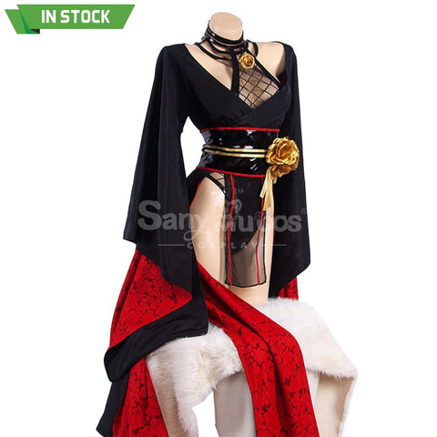 【In Stock】Anime Spy X Family Cosplay Yor Forger Kimono Costume Costumes