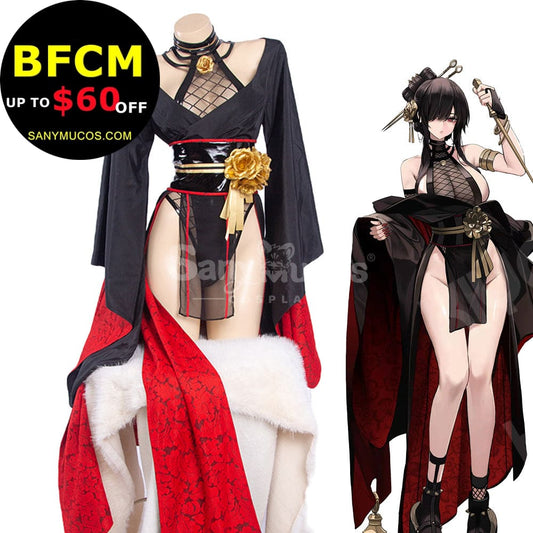 【In Stock】Anime Spy X Family Cosplay Yor Forger Kimono Costume Costumes 1000