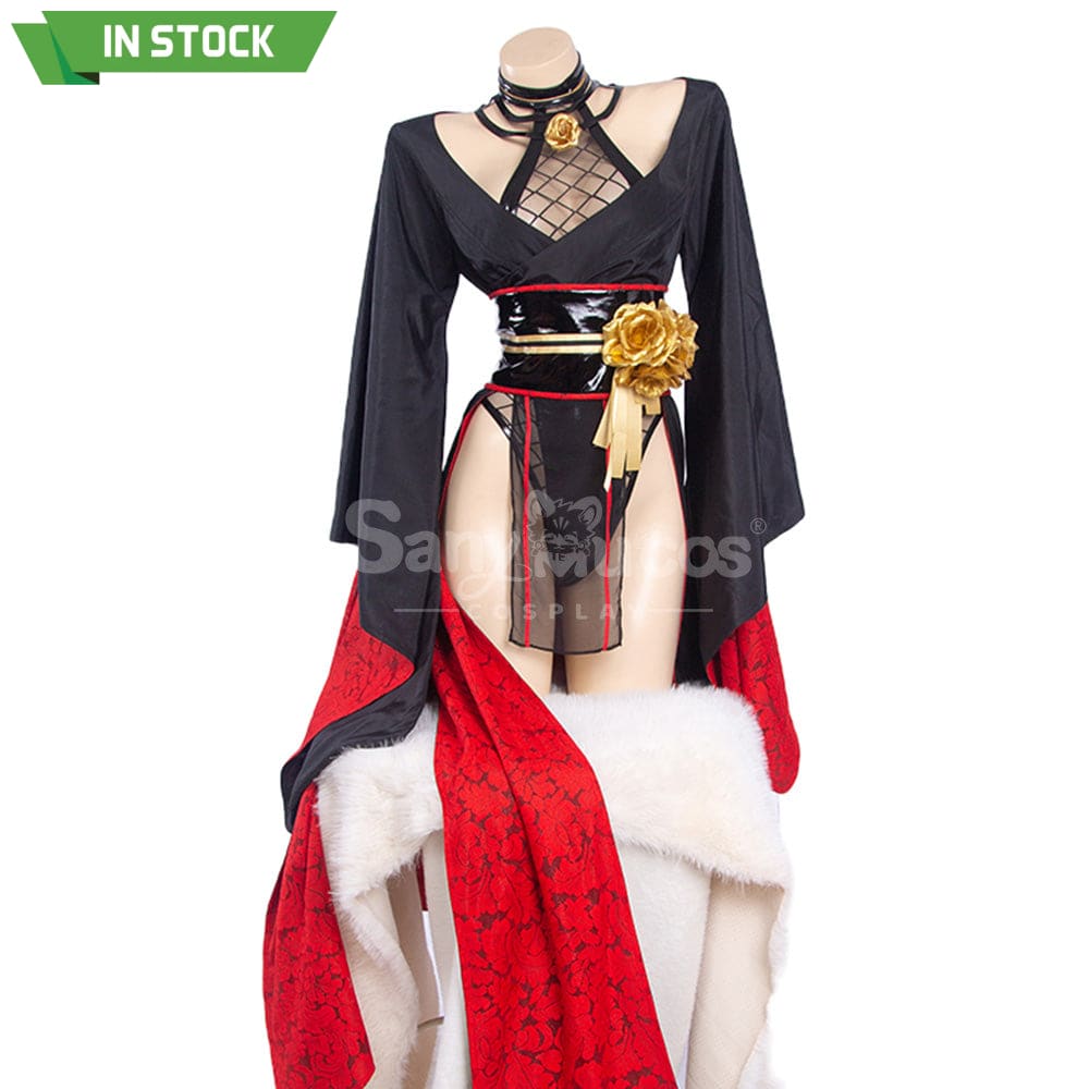 【In Stock】Anime Spy X Family Cosplay Yor Forger Kimono Costume Costumes